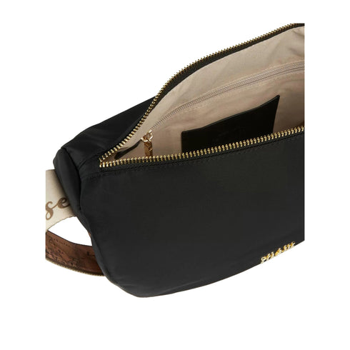 ALVIERO MARTINI Borsa a spalla Borsa Donna mezzaluna in nylon Nero - Francavilla Moda